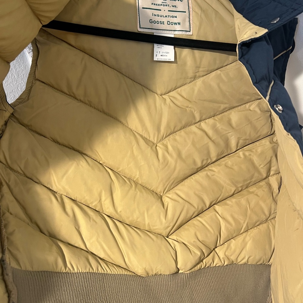 Vintage LLBean Goose Down vest 1960s/1970s, womens’ size M - Picture 7 of 11